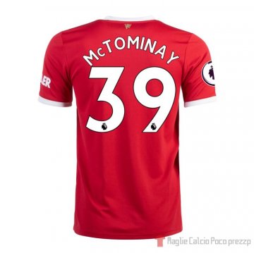 Maglia Manchester United Giocatore Mctominay Home 21-22 Maglia Manchester United Giocatore Mctominay Home 21-22