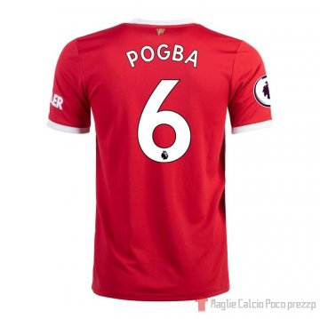 Maglia Manchester United Giocatore Pogba Home 21-22 Maglia Manchester United Giocatore Pogba Home 21-22