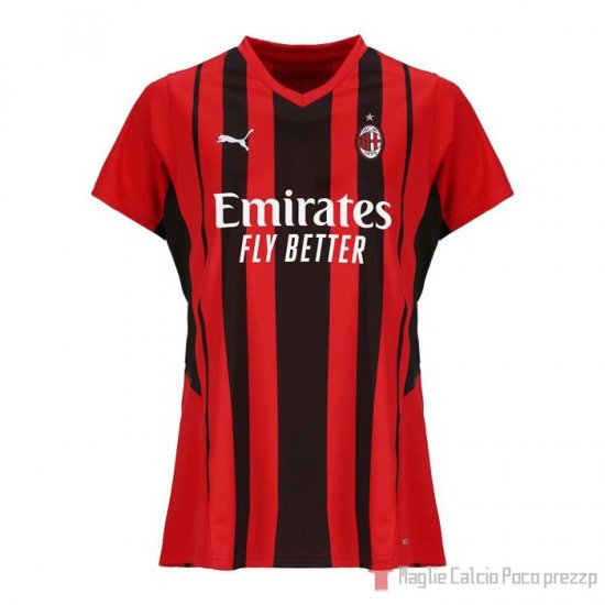 Maglia Milan Home Donna 21-22 - Clicca l'immagine per chiudere