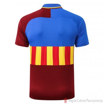 Maglia Polo Barcellona 2020/2021 Blu e Marrone