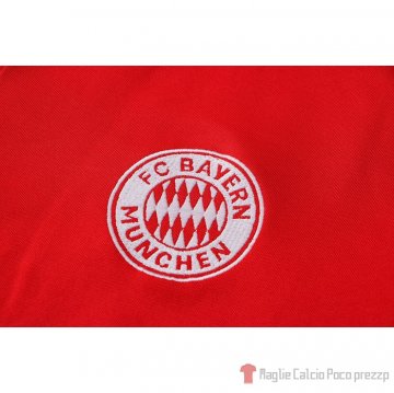Maglia Polo Bayern Munich 21-22 Rosso