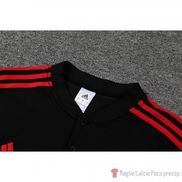 Maglia Polo Bayern Munich 22-23 Nero