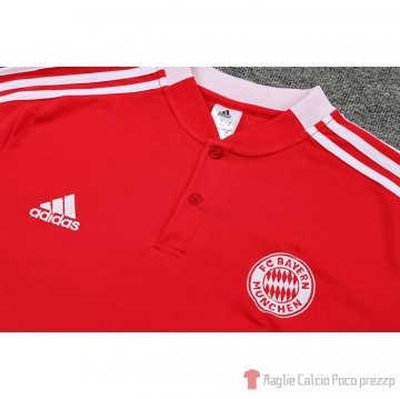 Maglia Polo Bayern Munich 22-23 Rosso