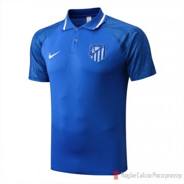 Maglia Polo Del Atletico Madrid 22-23 Azul Oscuro