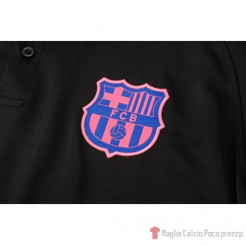 Maglia Polo Barcellona 22-23 Negro