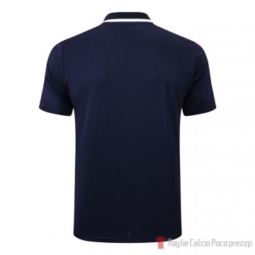 Maglia Polo Bayern Munich 22-23 Azul