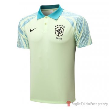 Maglia Polo Del Brasil 22-23 Verde Maglia Polo Del Brasil 22-23 Verde