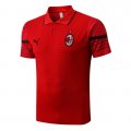 Maglia Polo Del Milan 2022-23 Rojo