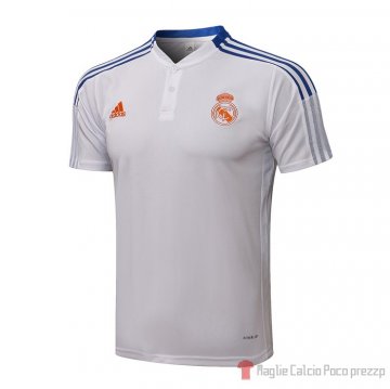 Polo Real Madrid 2021-22 Blanco Polo Real Madrid 2021-22 Blanco