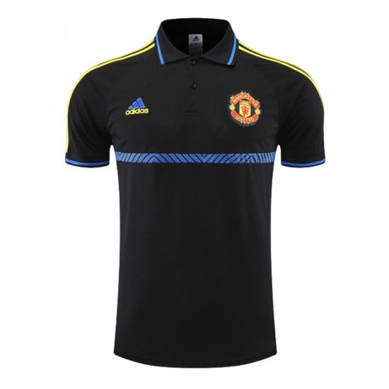 Maglia Polo Manchester United 22-23 Nero E Blu - Clicca l'immagine per chiudere