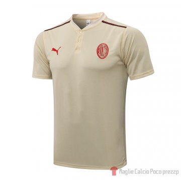 Maglia Polo Milan 21-22 Giallo Maglia Polo Milan 21-22 Giallo