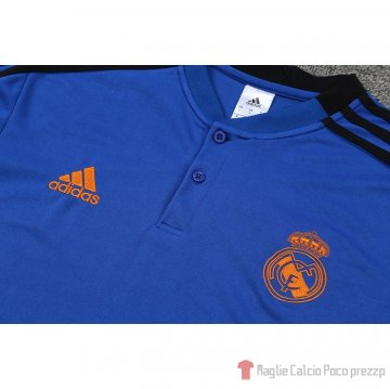 Maglia Polo Real Madrid 2022-23 Blu