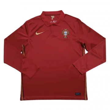 Maglia Portogallo Home Manica Lunga 20-21 Maglia Portogallo Home Manica Lunga 20-21