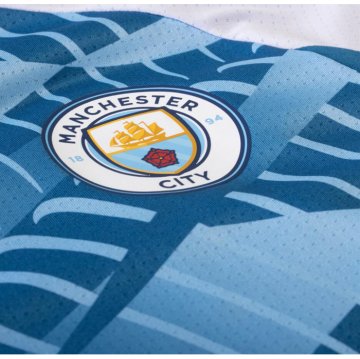 Maglia Pre-partita Del Manchester City 2023 Azul