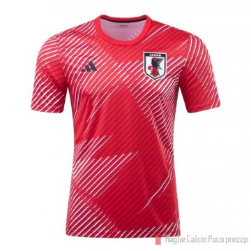 Maglia Pre Partido Del Giappone 2022 Rosso