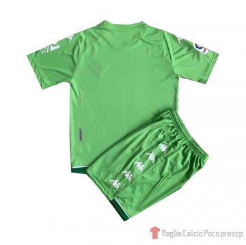 Maglia Real Betis Portiere Bambino 21-22 Verde