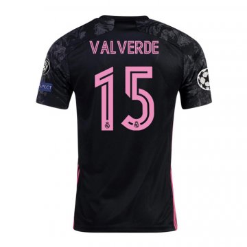 Maglia Real Madrid Giocatore Valverde Terza 20-21 Maglia Real Madrid Giocatore Valverde Terza 20-21