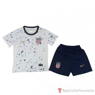 Maglia Stati Uniti Home Bambino 2023 Maglia Stati Uniti Home Bambino 2023