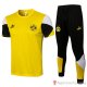 Tuta Da Track Borussia Dortmund Manica Corta 21-22 Giallo