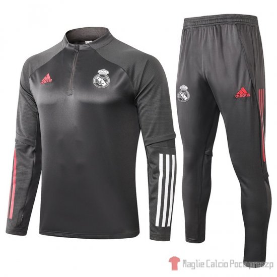 Tuta Da Track Felpa Real Madrid Bambino 20-21 Grigio - Clicca l'immagine per chiudere