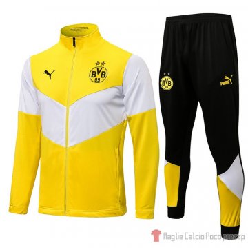 Tuta Da Track Giacca Borussia Dortmund 2021-22 Giallo