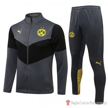 Tuta Da Track Giacca Borussia Dortmund 21-22 Grigio