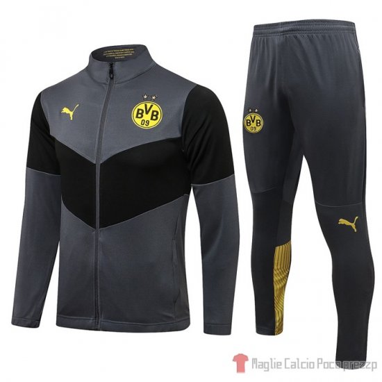 Tuta Da Track Giacca Borussia Dortmund 21-22 Grigio - Clicca l'immagine per chiudere