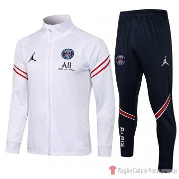 Tuta Da Track Giacca Paris Saint-germain Bambino 21-22 Bianco Tuta Da Track Giacca Paris Saint-germain Bambino 21-22 Bianco