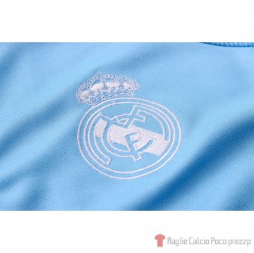 Tuta Da Track Giacca Real Madrid Bambino 20-21 Blu