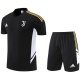 Tuta Da Track Juventus Manica Corta 22-23 Nero - Pantalon Corto