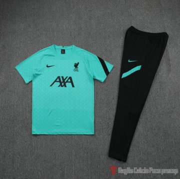 Tuta Da Track Liverpool Manica Corta 21-22 Verde