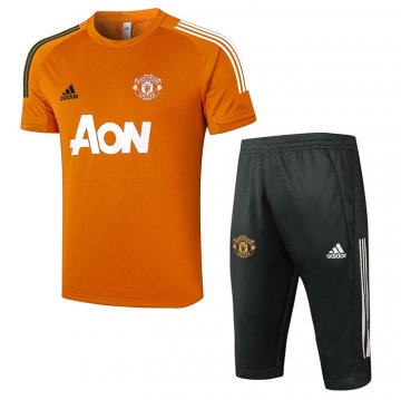 Tuta Da Track Manchester United Manica Corta 20-21 Arancione Tuta Da Track Manchester United Manica Corta 20-21 Arancione
