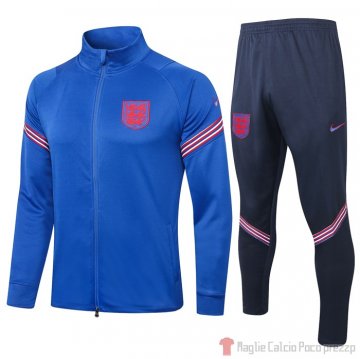 Tuta da Track Giacca Inghilterra Bambino 2020/2021 Blu Tuta da Track Giacca Inghilterra Bambino 2020/2021 Blu