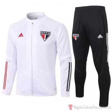 Tuta da Track Giacca Sao Paulo 2020/2021 Bianco Tuta da Track Giacca Sao Paulo 2020/2021 Bianco