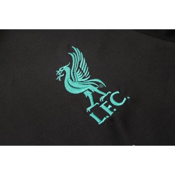 Tuta da Track Liverpool Manica Corta 2019/2020 Nero