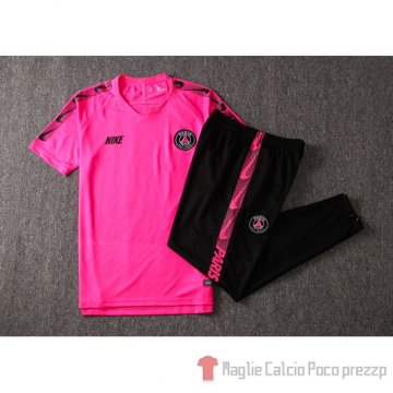 Tuta da Track Paris Saint-Germain Manica Corta 2019/2020 Rosa