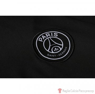 Tuta da Track Paris Saint-Germain Manica Corta 2020/2021 Nero