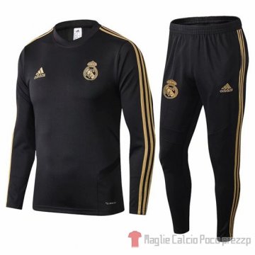 Tuta da Track Real Madrid 2019/2020 Nero Tuta da Track Real Madrid 2019/2020 Nero
