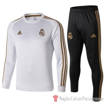 Tuta da Track Real Madrid 2019/2020 Bianco e Oro