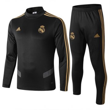 Tuta da Track Real Madrid Bambino 2019/2020 Nero Tuta da Track Real Madrid Bambino 2019/2020 Nero