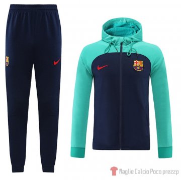 Tuta Giacca Barcellona 22-23 Verde Y Azul Tuta Giacca Barcellona 22-23 Verde Y Azul