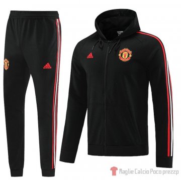 Chandal Con Capucha Del Manchester United 22-23 Negro