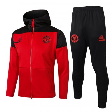 Tuta Da Track Manchester United Bambino 20-21 Rosso