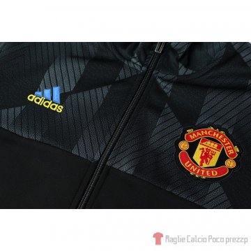 Tuta da Track Giacca Manchester United Special 21-22 Negro