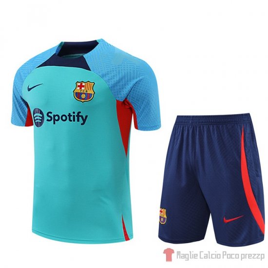 Chandal Del Barcellona Manica Corta 2022-23 Verde - Pantalon Corto - Clicca l'immagine per chiudere