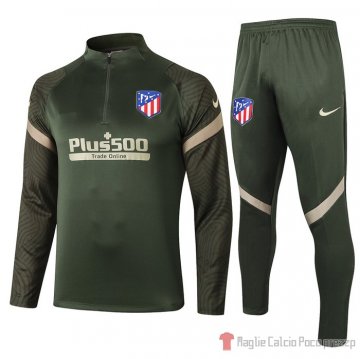 Tuta Da Track Felpa Atletico Madrid 20-21 Verde