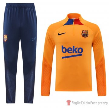 Tuta da Track Barcellona 22-23 Naranja Tuta da Track Barcellona 22-23 Naranja