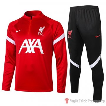 Tuta Da Track Felpa Liverpool 20-21 Rojo