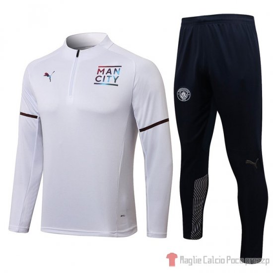 Tuta Da Track Felpa Manchester City 2021-22 Blanco - Clicca l'immagine per chiudere