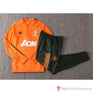 Felpa Manchester United 20-21 Naranja